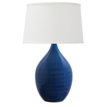 Scatchard Single Light 21" High Vase Table Lamp