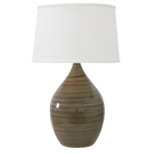 Scatchard Single Light 24-1/2" High Vase Table Lamp