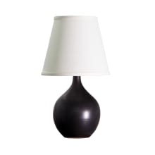 Scatchard Single Light 13-1/2" High Vase Table Lamp