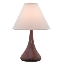 Scatchard 23" 1 Light Table Lamp with Linen Hardback Shade