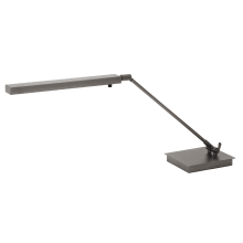 Horizon Task Single Light 12" High Integrated LED Swing Arm Desk Lamp
