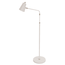 Kirby Single Light 42" High Integrated LED Arc Floor Lamp with Metal Shade