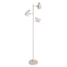 Kirby 3 Light 64" High Integrated LED Floor Lamp with Metal Shade