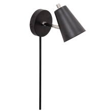 Kirby Single Light 6-1/4" Tall Integrated LED Wall Sconce with Metal Shade