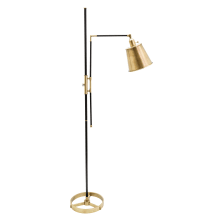 Morgan 65" Tall Adjustable Floor Lamp with Swing Arm Mounted Shade