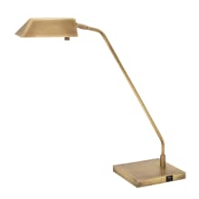 Newbury 21" Tall Integrated 3000K LED Arc Table Lamp with USB Port