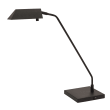 Newbury 21" Tall Integrated 3000K LED Arc Table Lamp with USB Port