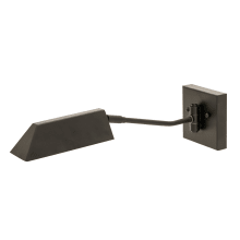 Newbury 5" Tall Integrated 3000K LED Swing Arm Wall Lamp with USB Port