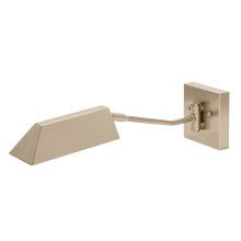 Newbury 5" Tall Integrated 3000K LED Swing Arm Wall Lamp with USB Port