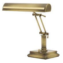 Piano/Desk 2 Light 12-1/2" High Swing Arm Desk Lamp