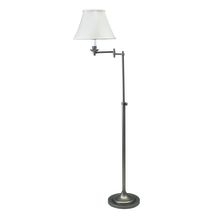 Club 1 Light Adjustable Swing Arm Floor Lamp