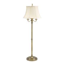 Newport 4 Light Floor Lamp with Off-White Shade