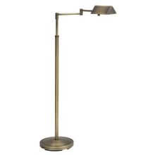 Pinnacle 1 Light Adjustable Height Swing Arm Floor Lamp