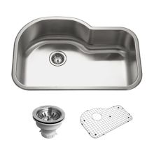 Belleo 32" Drop In Single Basin Kitchen Sink