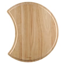 16-1/8" x 16-1/8" Rubberwood Cutting Board