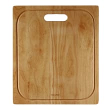 12-15/16" x 18-1/2" Rubberwood Cutting Board