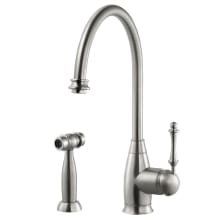 Charlotte Traditional Kitchen Faucet with Sidespray and CeraDox Lifetime Technology