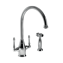 Charleston Kitchen Faucet with Sidespray and CeraDox Lifetime Technology