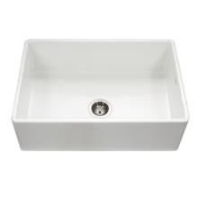 Platus 33" Farmhouse Single Basin Fireclay Kitchen Sink