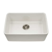 Platus 23-7/16" Undermount Single Basin Fireclay Kitchen Sink