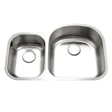 Eston 32-3/16" Undermount Double Basin Stainless Steel Kitchen Sink