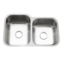 Eston 31-1/4" Undermount Double Basin Stainless Steel Kitchen Sink