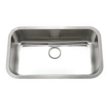 Eston 32-3/8" Undermount Single Basin Stainless Steel Kitchen Sink