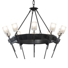 Echo 10 Light 33" Wide Ring Chandelier