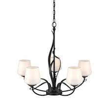 Flora 5 Light 27" Wide Taper Candle Chandelier with Customizable Glass Shade