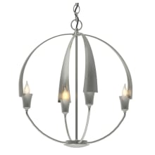Cirque 4 Light 19" Wide Taper Candle Style Chandelier