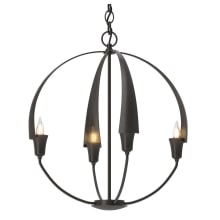 Cirque 4 Light 19" Wide Taper Candle Style Chandelier