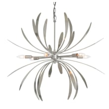 Dahlia 6 Light 33" Wide Abstract Sputnik Chandelier