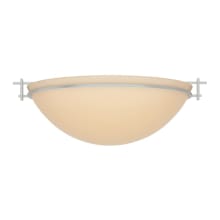Moonband 3 Light 16" Wide Semi-Flush Bowl Ceiling Fixture