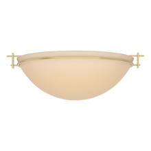 Moonband 3 Light 16" Wide Flush Mount Bowl Ceiling Fixture
