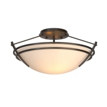 Tryne 2 Light 16" Wide Semi-Flush Bowl Ceiling Fixture