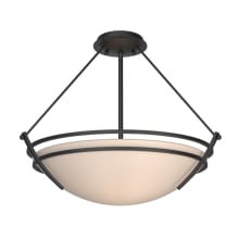 Tryne 3 Light 18" Wide Semi-Flush Bowl Ceiling Fixture