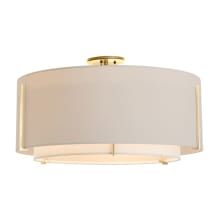 Exos 3 Light 29" Wide Semi-Flush Drum Ceiling Fixture