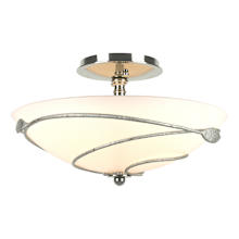 Leaf 2 Light 14" Wide Semi-Flush Bowl Ceiling Fixture