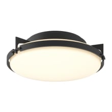 Metra 2 Light 14" Wide Flush Mount Bowl Ceiling Fixture