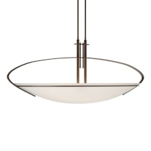 Mackintosh 2 Light 41" Wide Linear Pendant with Customizable Glass Shade