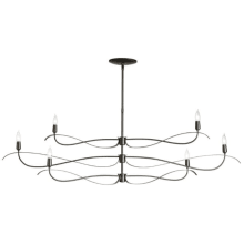 Willow 6 Light 59" Wide Candle Style Chandelier