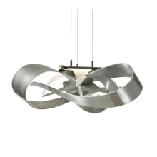 Flux 27" Wide LED Abstract Chandelier