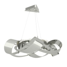 Flux 39" Wide LED Abstract Chandelier