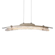 Glissade 5" Wide LED Linear Pendant with Shade