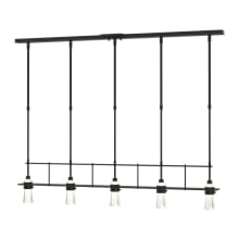 Erlenmeyer 5 Light 48" Wide Linear Chandelier