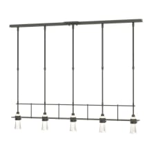 Erlenmeyer 5 Light 48" Wide Linear Chandelier