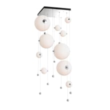 Abacus 36" Wide LED Abstract Multi Light Pendant