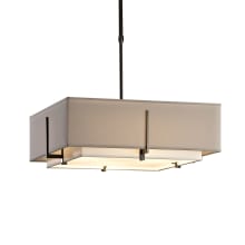 Exos 4 Light 21" Wide Square Chandelier