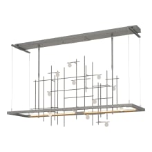 Spring 53" Wide LED Abstract Standard Orientation Chandelier