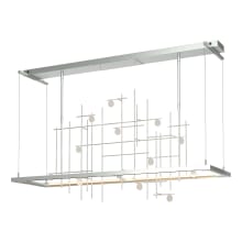 Spring 53" Wide LED Abstract Standard Orientation Chandelier